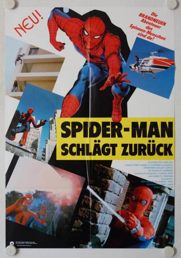 Spider-Man strikes back original release german movie poster